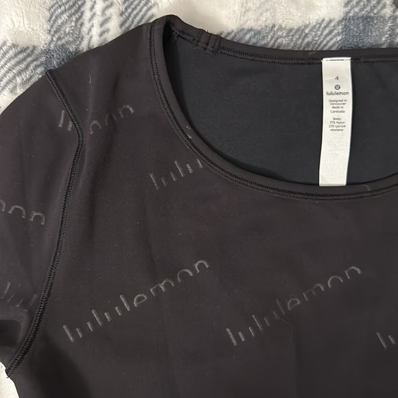 Cropped Lululemon print longsleeve - Picture 4 of 4
